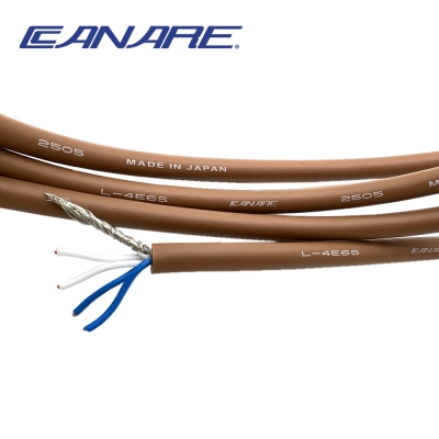 카나레 L-4E6S 4심 고밀도 편조실드 마이크케이블 미터단위 판매