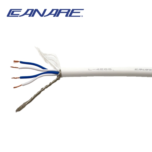 카나레 L-4E6S 4심 고밀도 편조실드 마이크케이블 미터단위 판매