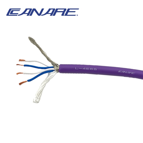 카나레 L-4E6S 4심 고밀도 편조실드 마이크케이블 미터단위 판매