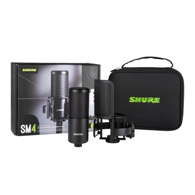 SHURE SM4 KIT 보컬, 레코딩용 컨덴서 마이크 키트