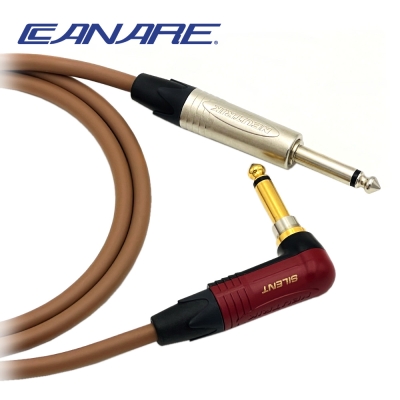 카나레 L-4E6S 브라운 뉴트릭 기역자사일런트 - 니켈 TS 악기케이블