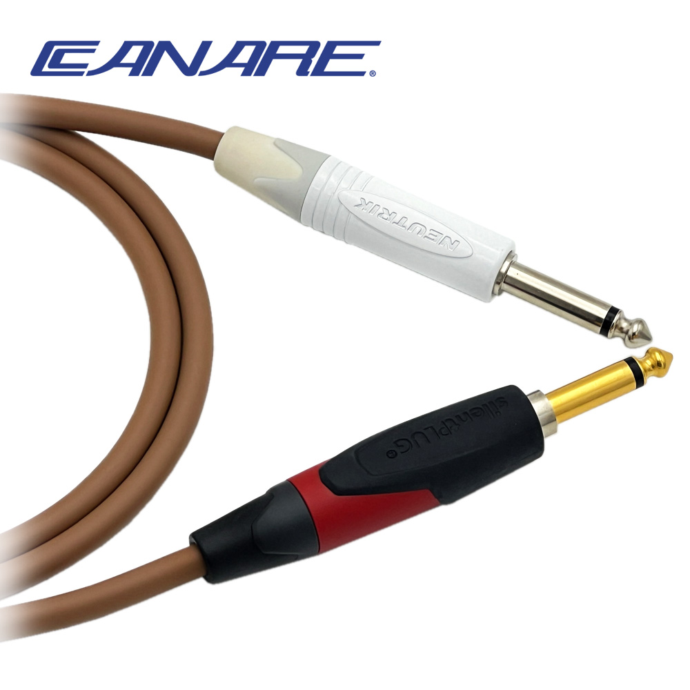 카나레 L-4E6S 브라운 뉴트릭 사일런트 - 화이트 TS 악기케이블