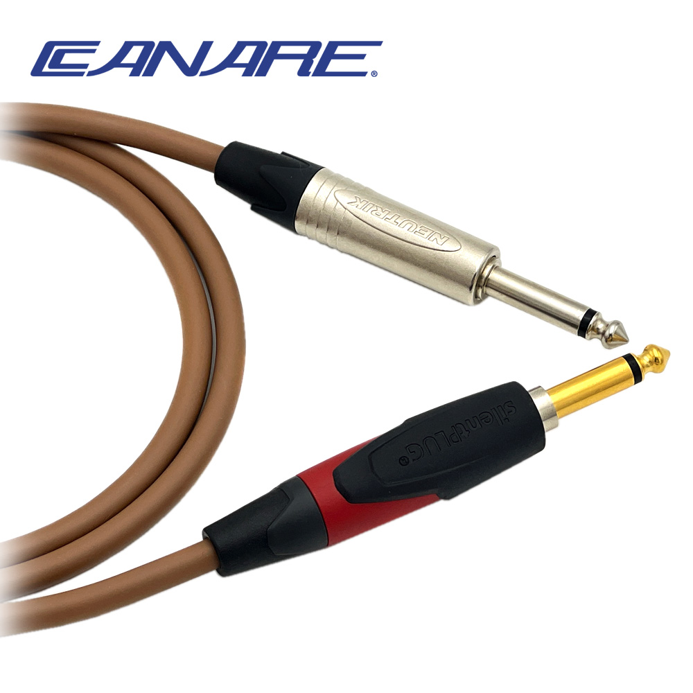 카나레 L-4E6S 브라운 뉴트릭 사일런트 - 니켈 TS 악기케이블