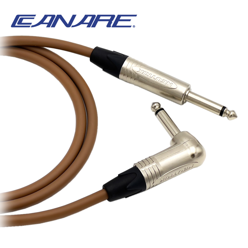 카나레 L-4E6S 브라운 뉴트릭 일자-기역자 55TS 악기케이블