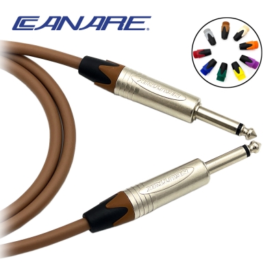 카나레 L-4E6S 브라운 뉴트릭 양방향 55TS 컬러부싱 악기케이블