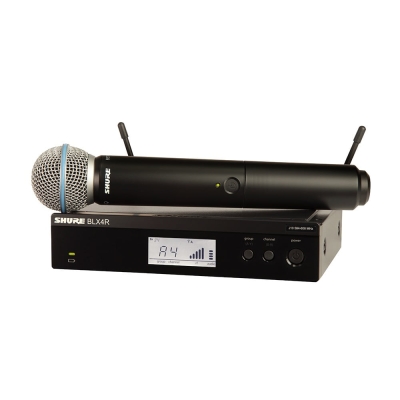 SHURE BLX24R/BETA58 랙장착형 무선핸드 마이크 SET