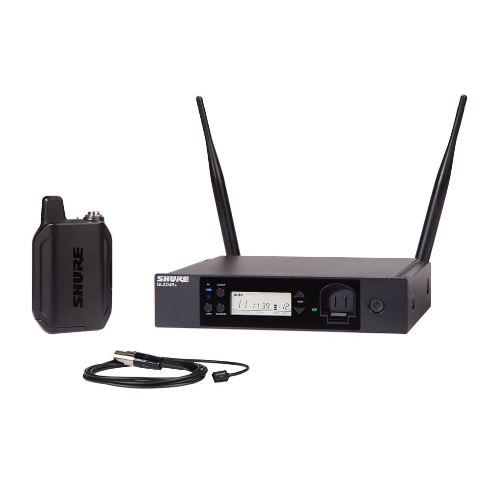 SHURE GLXD14R+/WL93 랙장착형 무선 핀마이크 SET WL93포함