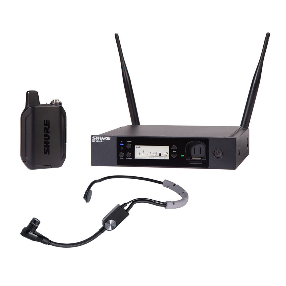 SHURE GLXD14R+/SM35 랙장착형 무선 헤드셋마이크 SET