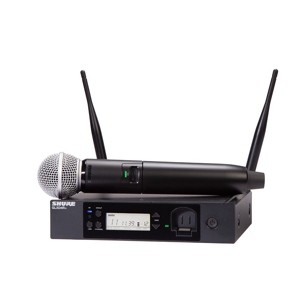 SHURE GLXD24R+/SM58 랙장착형 무선 핸드마이크 SET