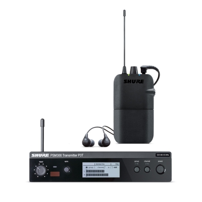 SHURE P3TR112GR 슈어 무선인이어시스템 SE112 이어폰 포함