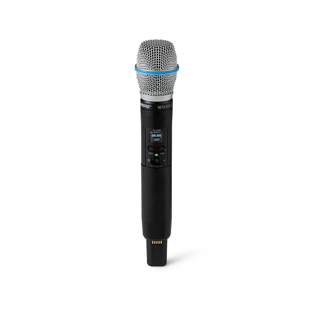 SHURE SLXD2+/BETA87A 싱글채널 디지털무선 핸드헬드송신기 단품