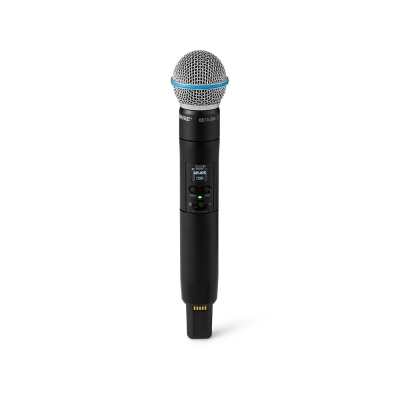 SHURE SLXD2+/BETA58A 싱글채널 디지털무선 핸드헬드송신기 단품