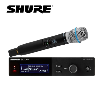 SHURE SLXD24+/BETA87A 무선핸드마이크 SET