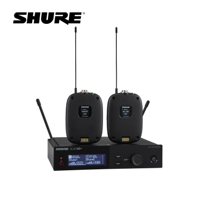 SHURE SLXD14D+ 듀얼바디팩 시스템(송신기+벨트팩2 SET)