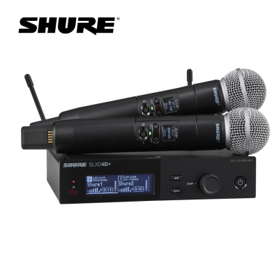 SHURE SLXD24D+/SM58 듀얼 무선마이크 SET
