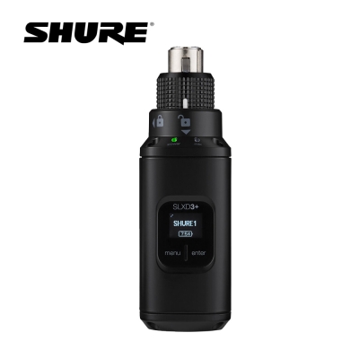 SHURE SLXD3+ 디지털 플러그온 핸드헬드 송신기 단품