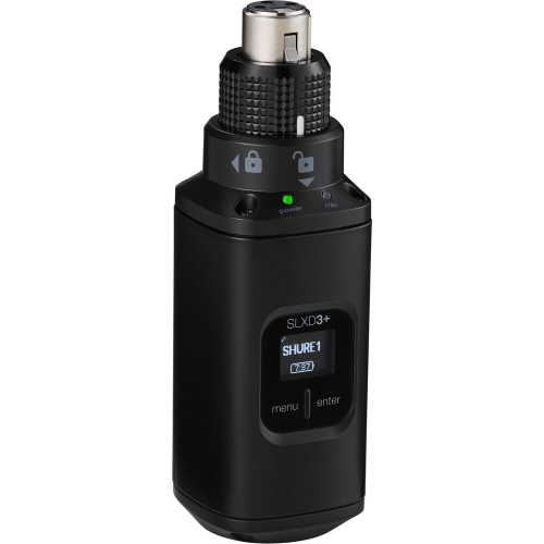SHURE SLXD3+ 디지털 플러그온 핸드헬드 송신기 단품