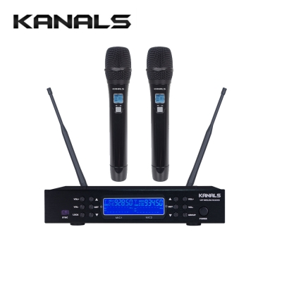 KANALS K-9300 카날스 2채널 충전식 무선마이크 세트