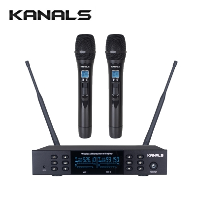 KANALS KB-9700 카날스 2채널 충전식 무선마이크 세트