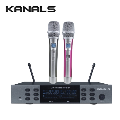 KANALS KB-9500 카날스 충전식 2채널 무선마이크