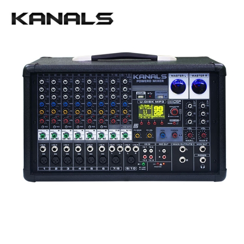KANALS BKM-1400 박스형 파워드믹서 (700W*2채널 4옴)