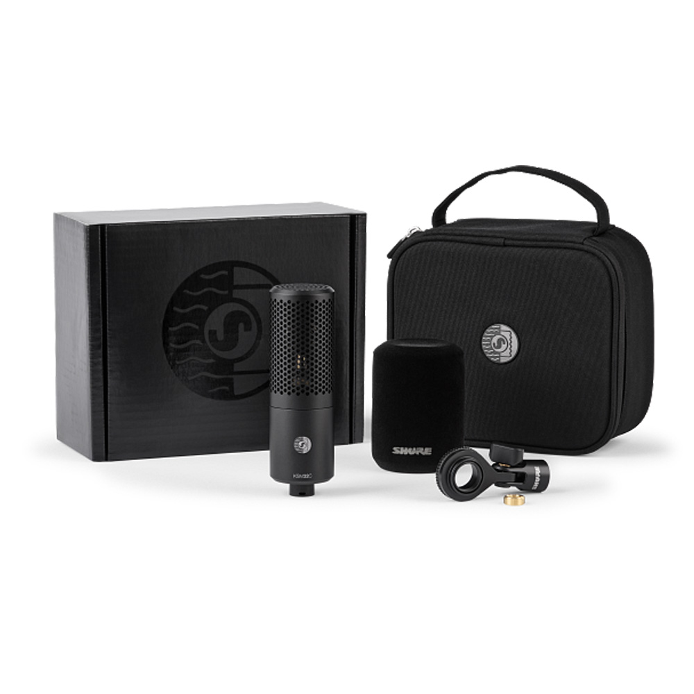 SHURE KSM32/HM 슈어 단일지향 스튜디오 컨덴서마이크 하드마운트세트(팝필터,쇼크마운트미포함)