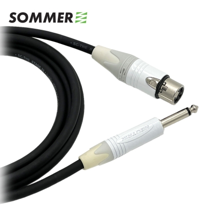 좀머 STAGE22 OFC 무산소동 뉴트릭 화이트 XLR(암) - 55TS 마이크케이블