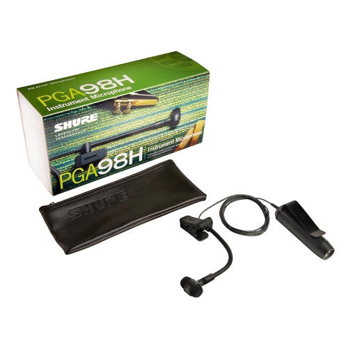 SHURE PGA98H-LC 슈어 단일지형성 콘덴서 구즈넥 악기용마이크 목관,금관악기용 유선마이크