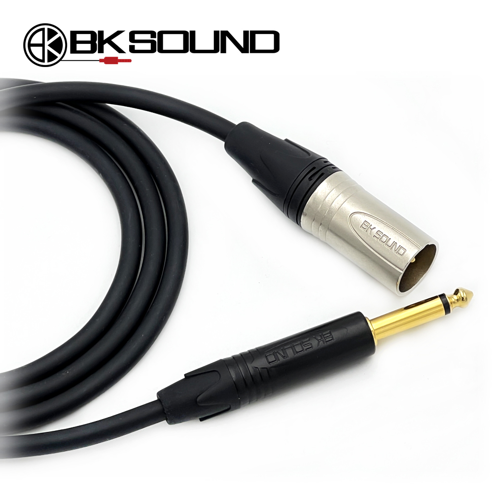 BK2020 BK XLR(수) - 골드 55 TS(모노) 케이블 장비연결케이블 국산고급 BK케이블 제작케이블