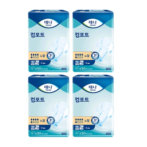 테나 컴포트 시리즈 미리보기 : 플러스(46매)X2팩(1박스) / 노말(30매)X4팩(1박스)