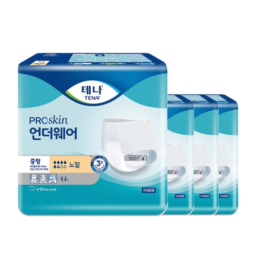 [EVENT]테나 언더웨어 노말 중형 10매 4팩+에리에르로션포켓티슈 1번들