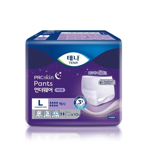 테나 언더웨어 맥시 대형 10매
