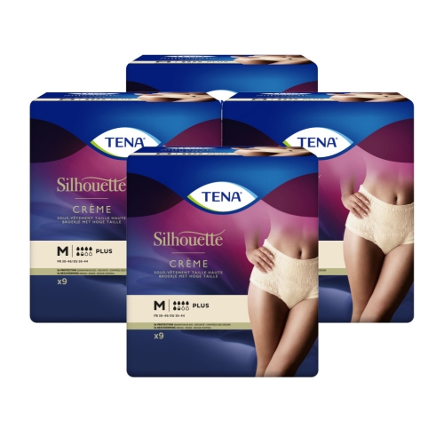 테나 레이디 실루엣 언더웨어 플러스 중형 대형 9매 4팩