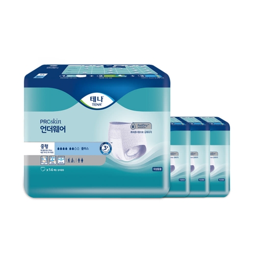[EVENT20%할인]테나 언더웨어 플러스 중형 14매 4팩(1박스)