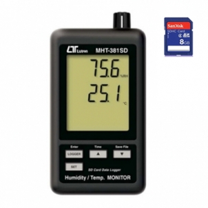 LUTRON  온습도기록계  MHT-381SD (SD카드저장)
