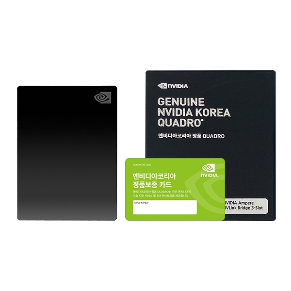 [NVIDIA] Ampere generation NVLink Bridge 3-Slot 엔비디아코리아 정품 (RTX A4500,A5000,A5500,RTX A6000)