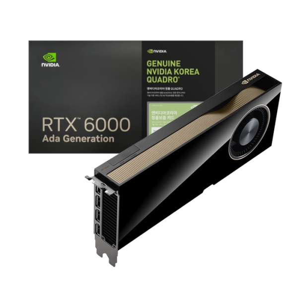 [NVIDIA] RTX 6000 Ada Generation D6 48GB 엔비디아코리아 정품