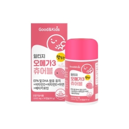 내츄럴플러스 굿앤키즈 알티지 오메가3 츄어블 90캡슐