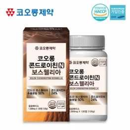 코오롱제약 콘드로이친N보스웰리아 1000mgx120정