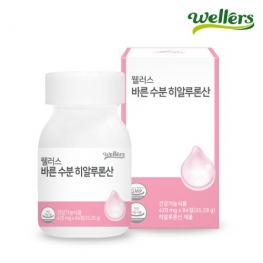 웰러스 바른 수분 히알루론산 420mg x 84정