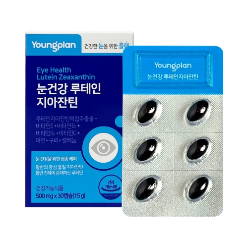 영진약품 영플랜 눈건강 루테인지아잔틴 500mg*30캡슐