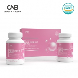CNB 프리미엄 저분자 어린 콜라겐 펩타이드 600mgx90정x2병(타정)