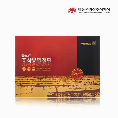 대동고려삼 불로건 홍삼봉밀절편 6년근 20gx10 (쇼핑백동봉)