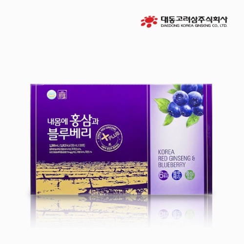대동고려삼 내몸에 홍삼과 블루베리 50mlx30포 (쇼핑백동봉)