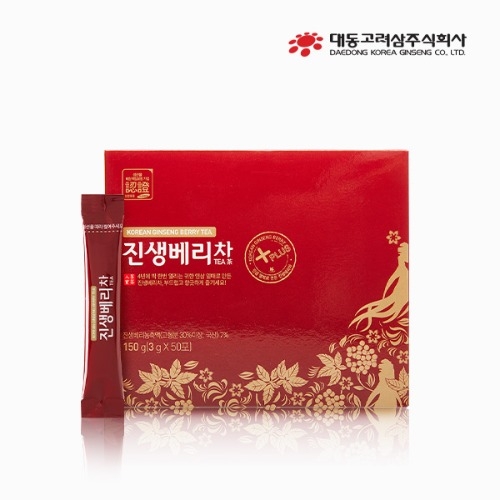 대동고려삼 진생베리차 150g(3gx50포) (쇼핑백동봉)