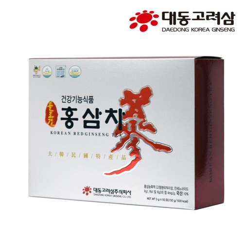 대동고려삼 불로건 홍삼차 3gx100포(쇼핑백동봉)