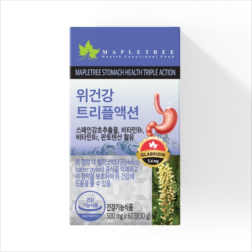 메이플트리 위건강 트리플액션 500mgx60정