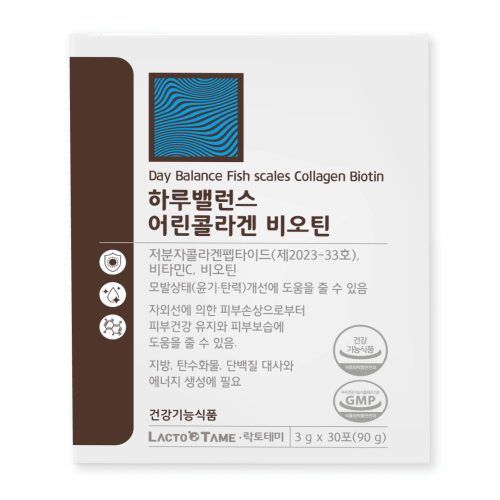 락토테미 하루밸런스 어린콜라겐 비오틴 3g x 30포