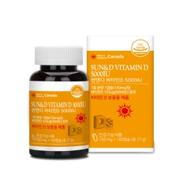 뉴로하스 썬앤디 비타민D 5000IU 150mg x 180캡슐