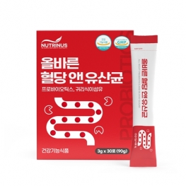 뉴트리너스 올바른 혈당 앤 유산균 x 30포